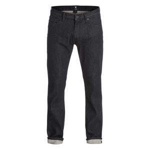 DC Men's Worker Straight Black Rinse Jeans
